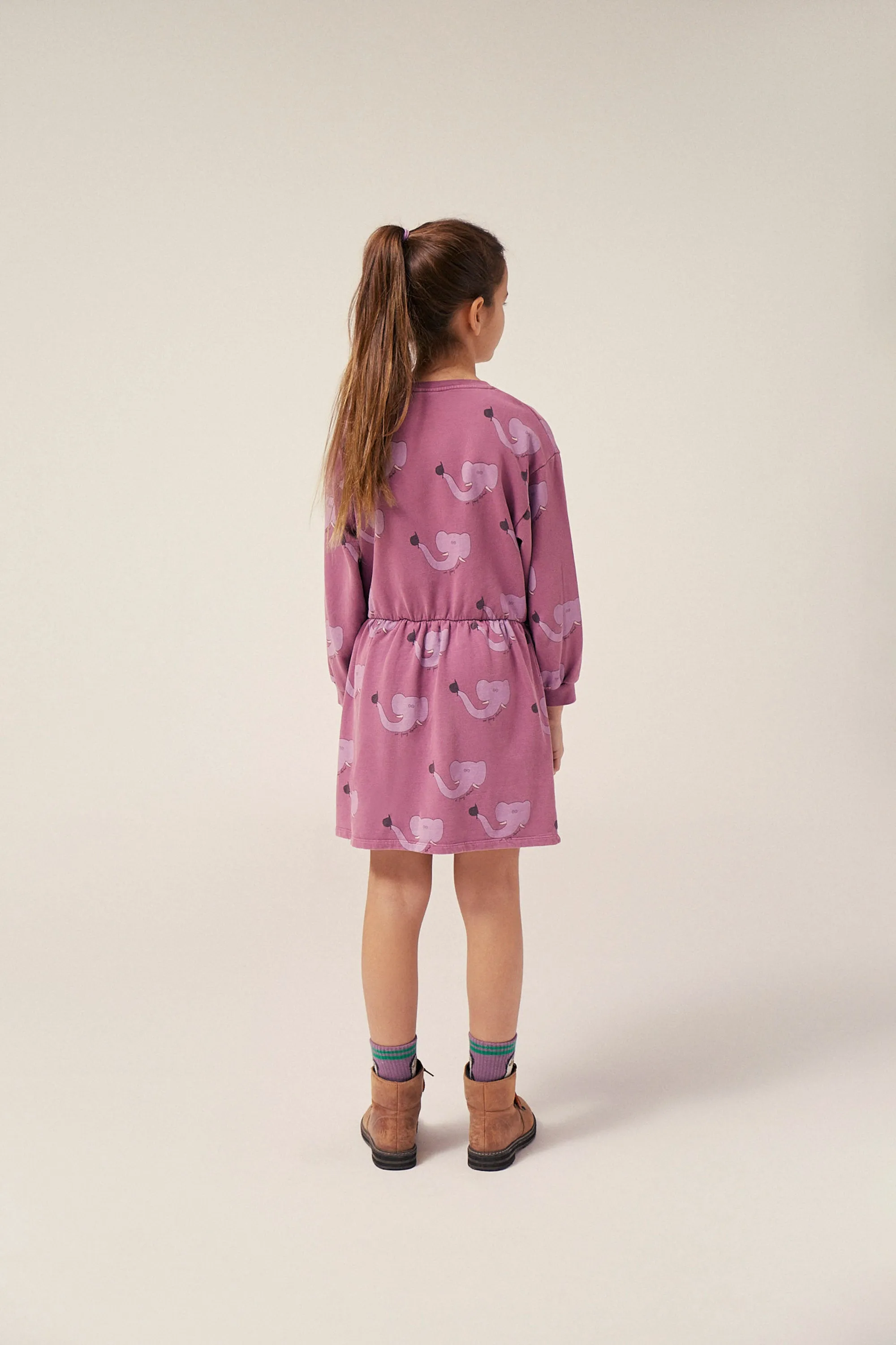 Elephants All Over Kids Dress