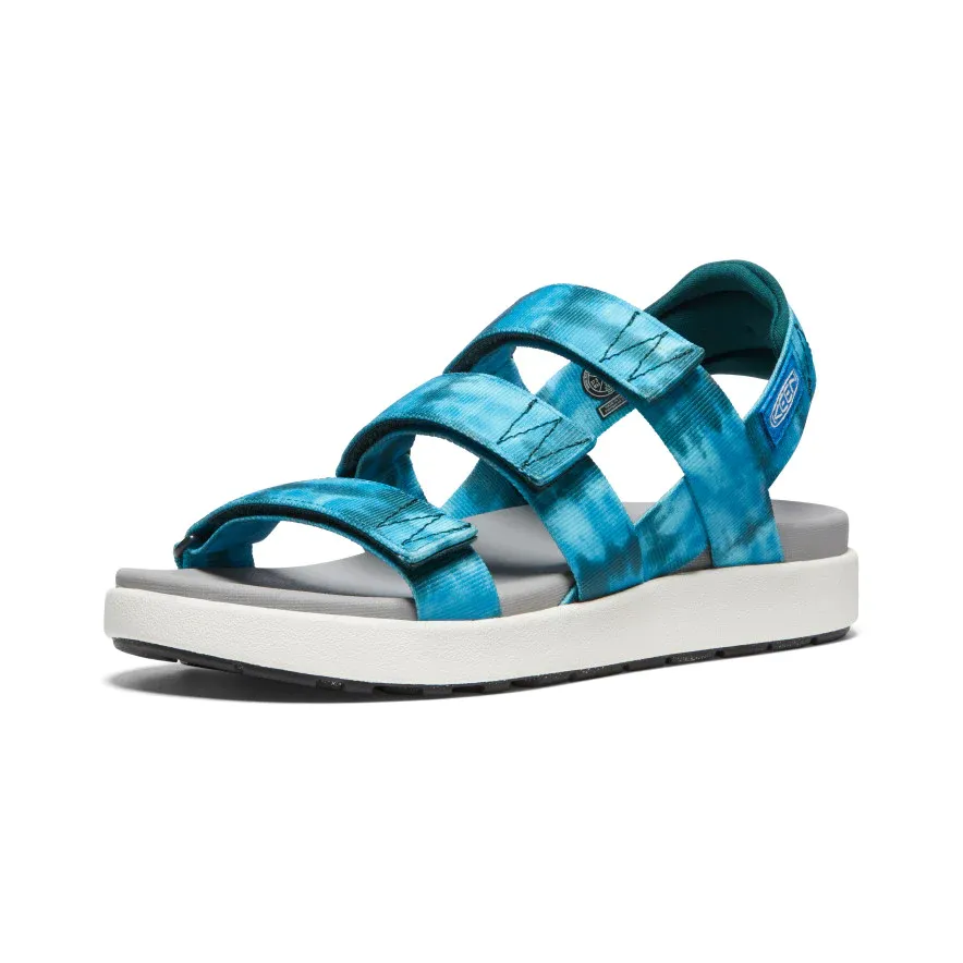 Elle Strappy Sandal in Seamoss Tie Dye/Star White