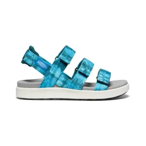 Elle Strappy Sandal in Seamoss Tie Dye/Star White