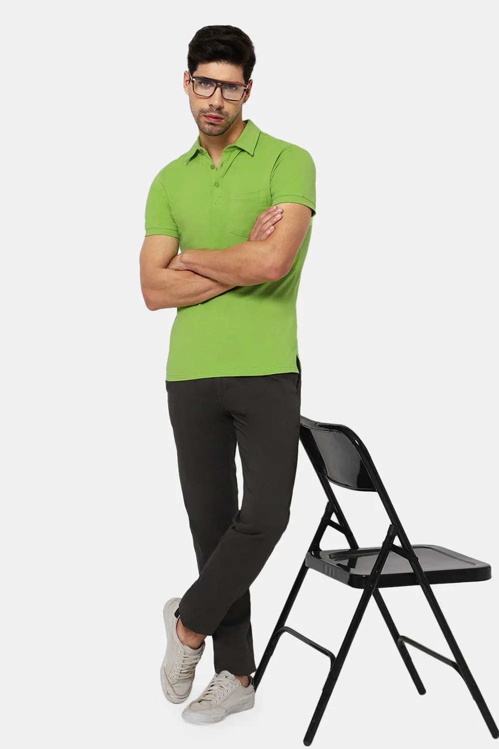 Enhance Polo Tshirt - Green - S427