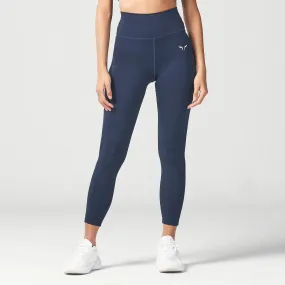 Essential Cropped Leggings 24" - Navy