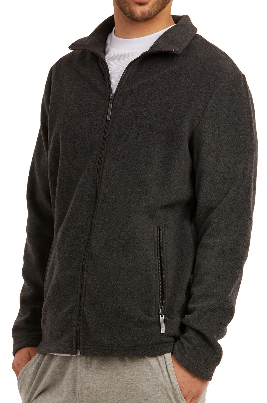 ET TU MEN'S POLAR FLEECE JACKET (PF2000E_CH-GR)