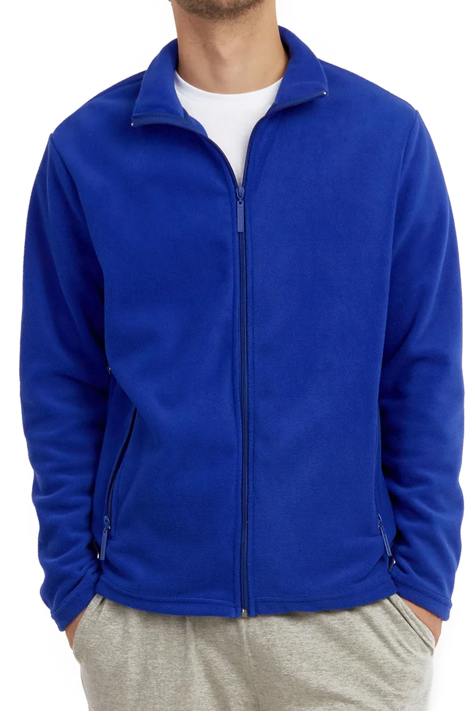 ET TU MEN'S POLAR FLEECE JACKET (PF2000E_R.BLUE)