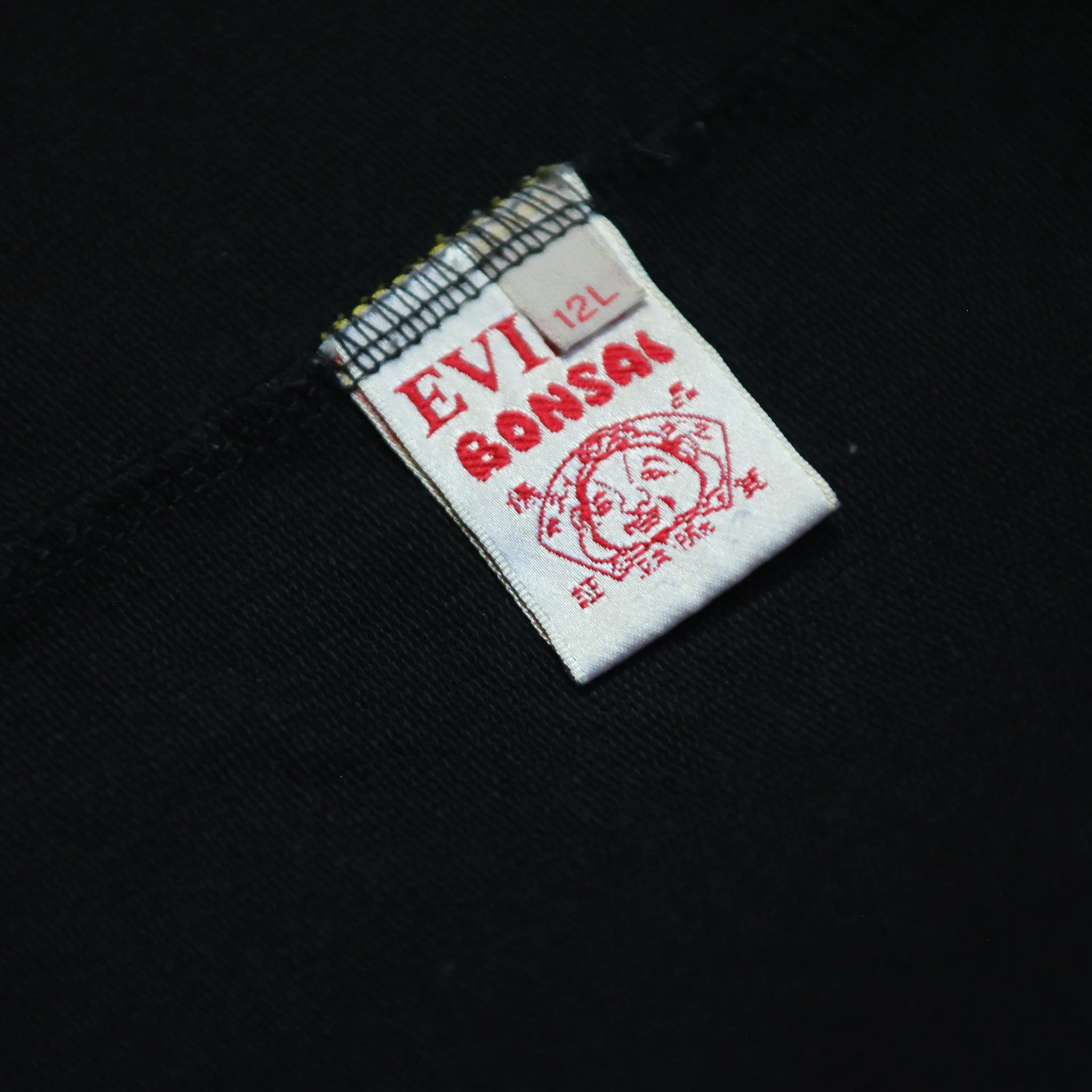 Evisu Bonsai Black Sweatshirt circa 2000's