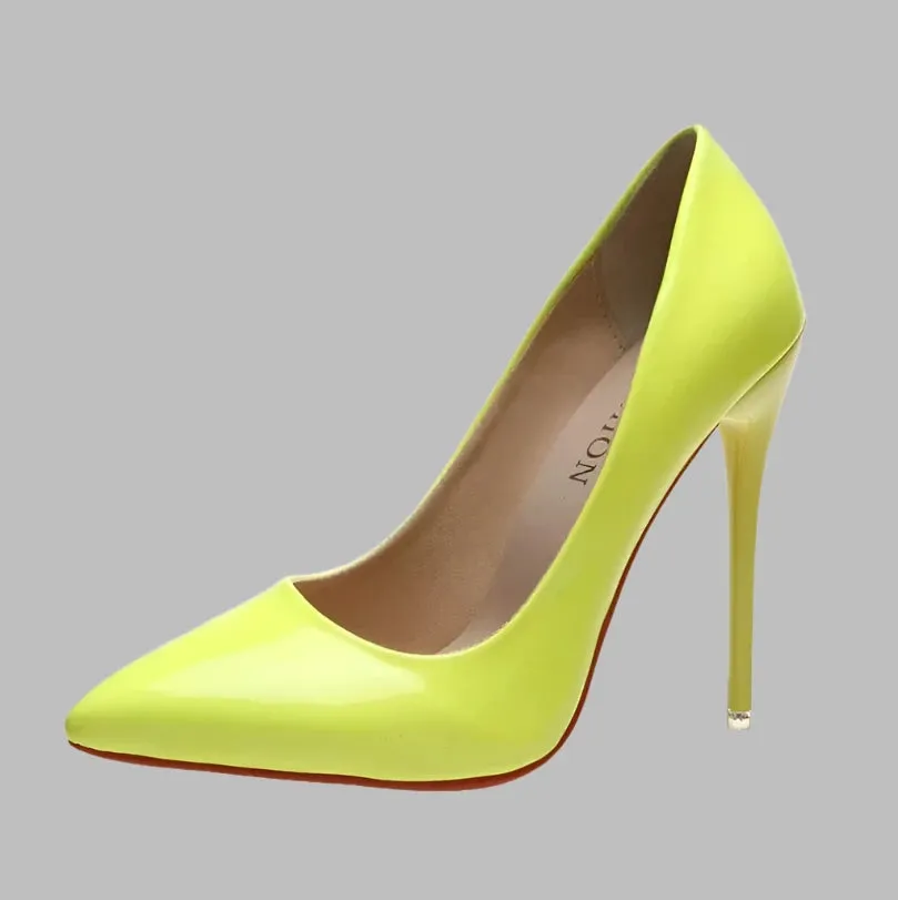 Fashion High Heels Women's Shoes 12cm Thin Stiletto Pointed Toe