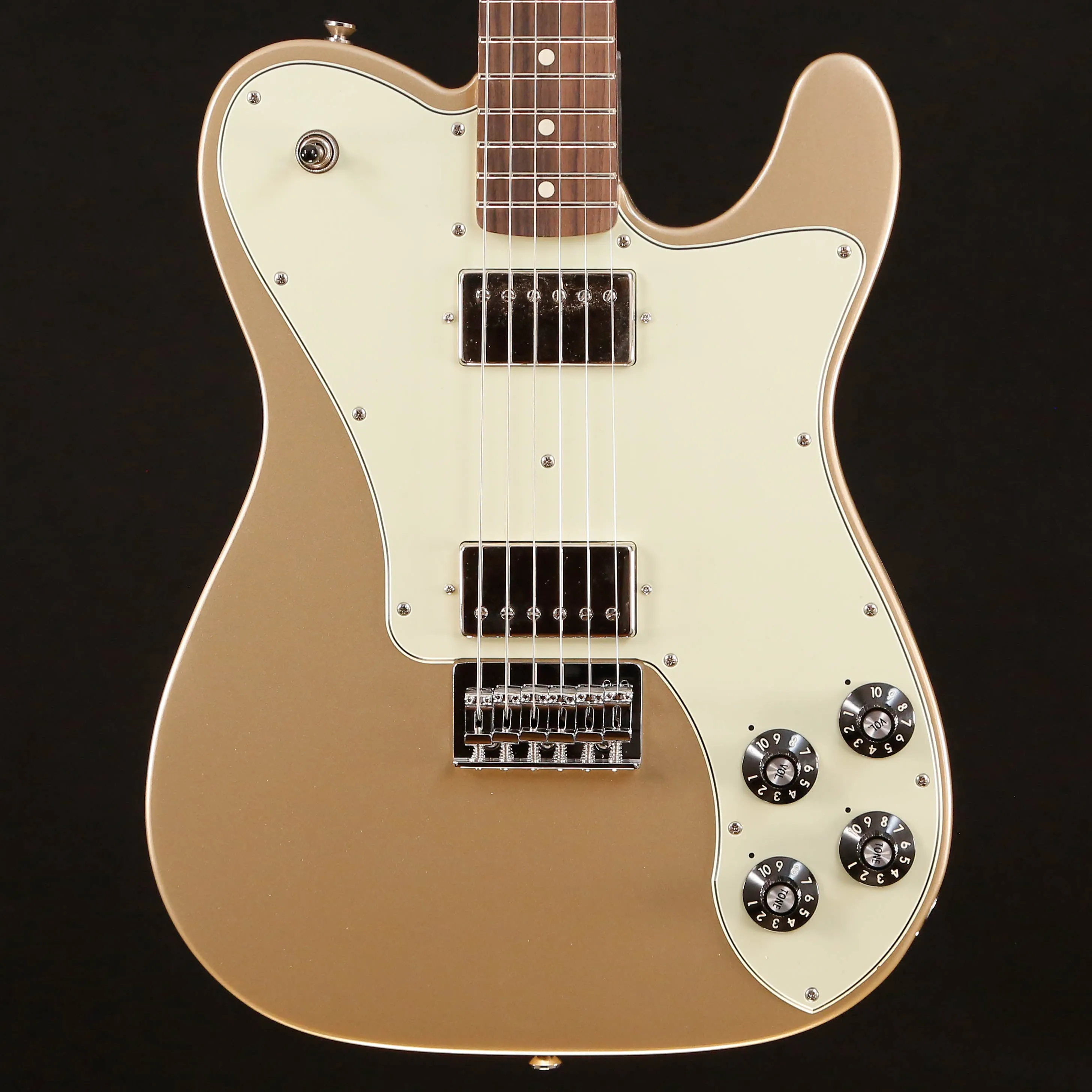 Fender Chris Shiflett Telecaster Deluxe, Rosewood Fb, Shoreline Gold