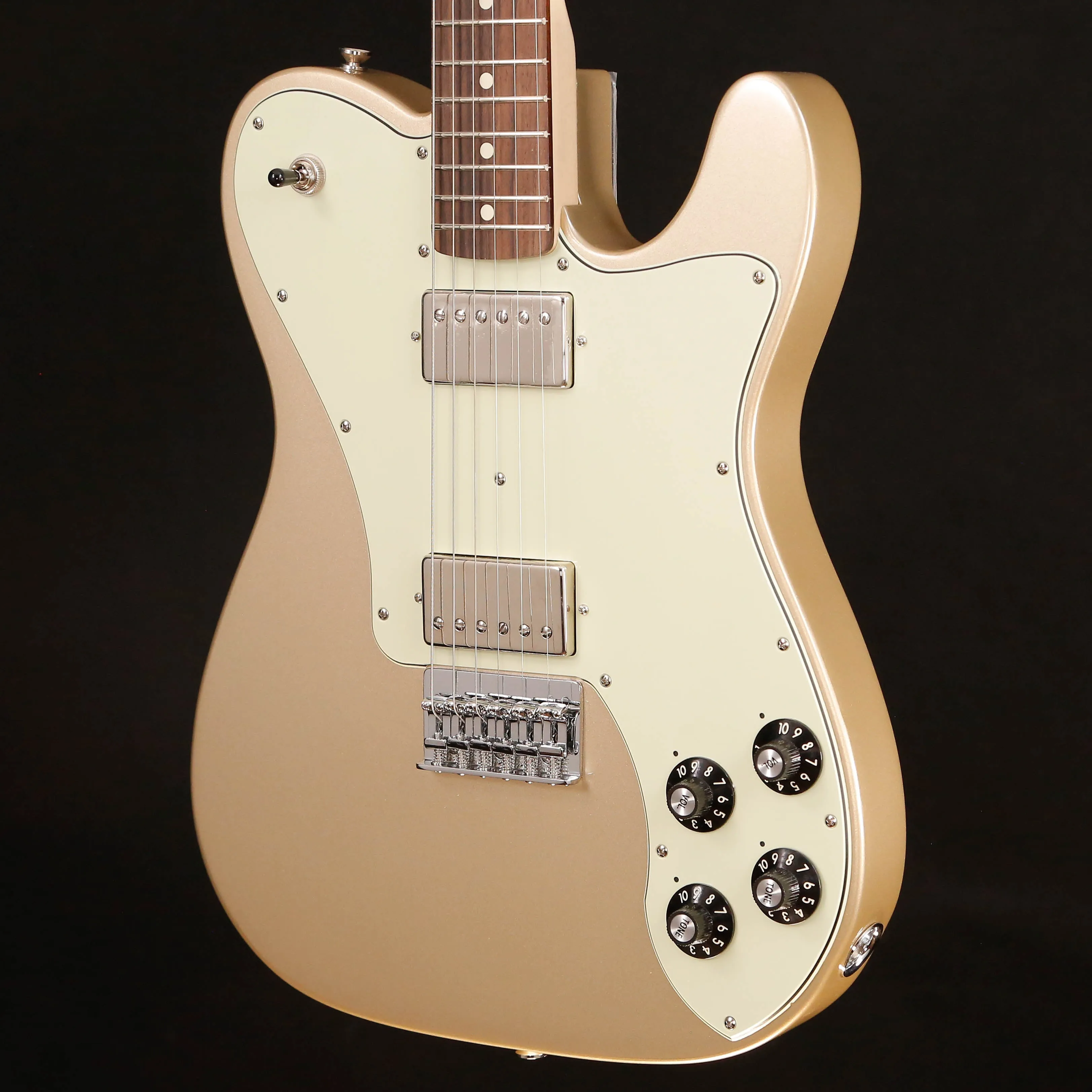 Fender Chris Shiflett Telecaster Deluxe, Rosewood Fb, Shoreline Gold