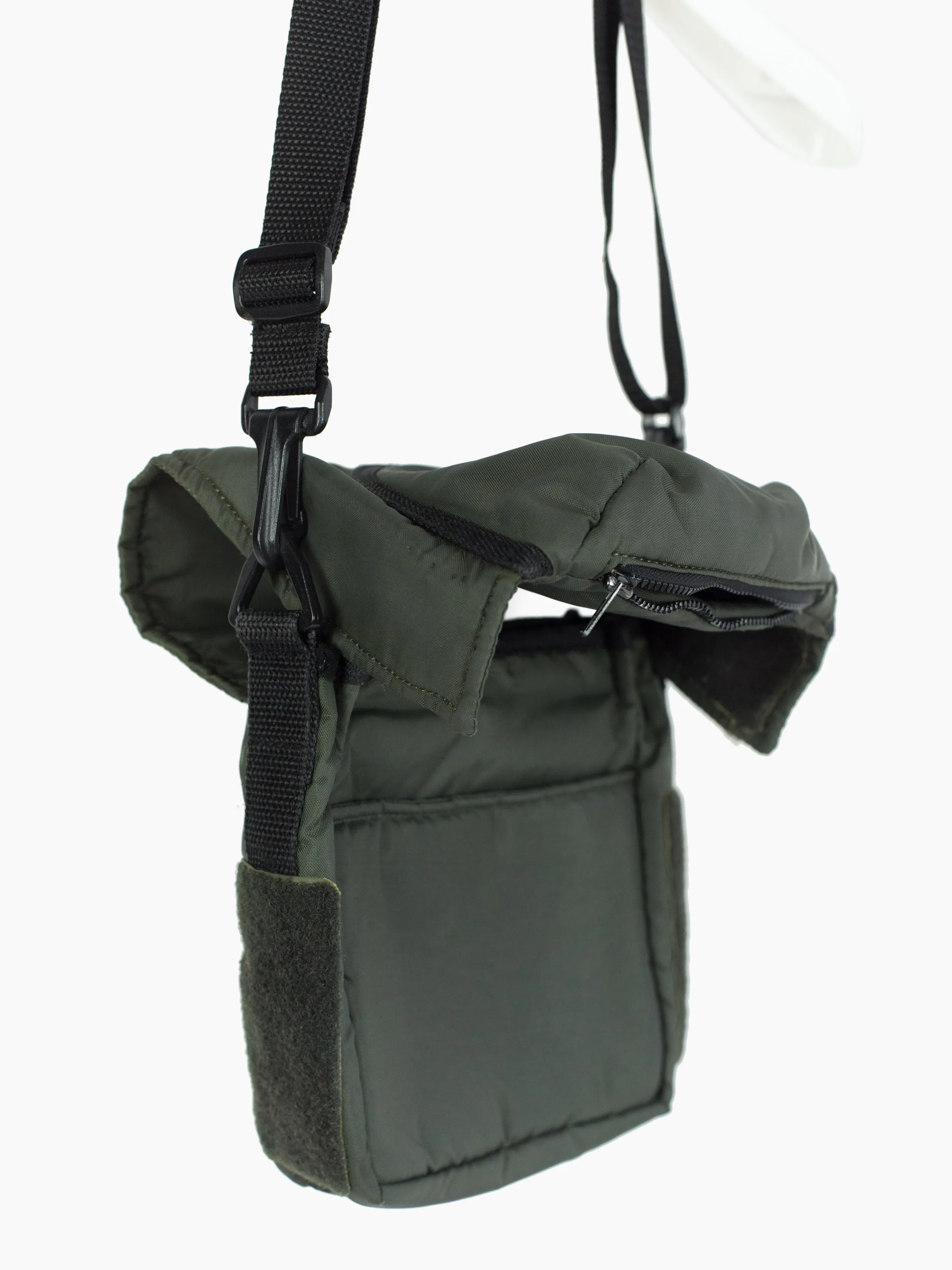 Final Home 90s Olive Padded Nylon Sidebag