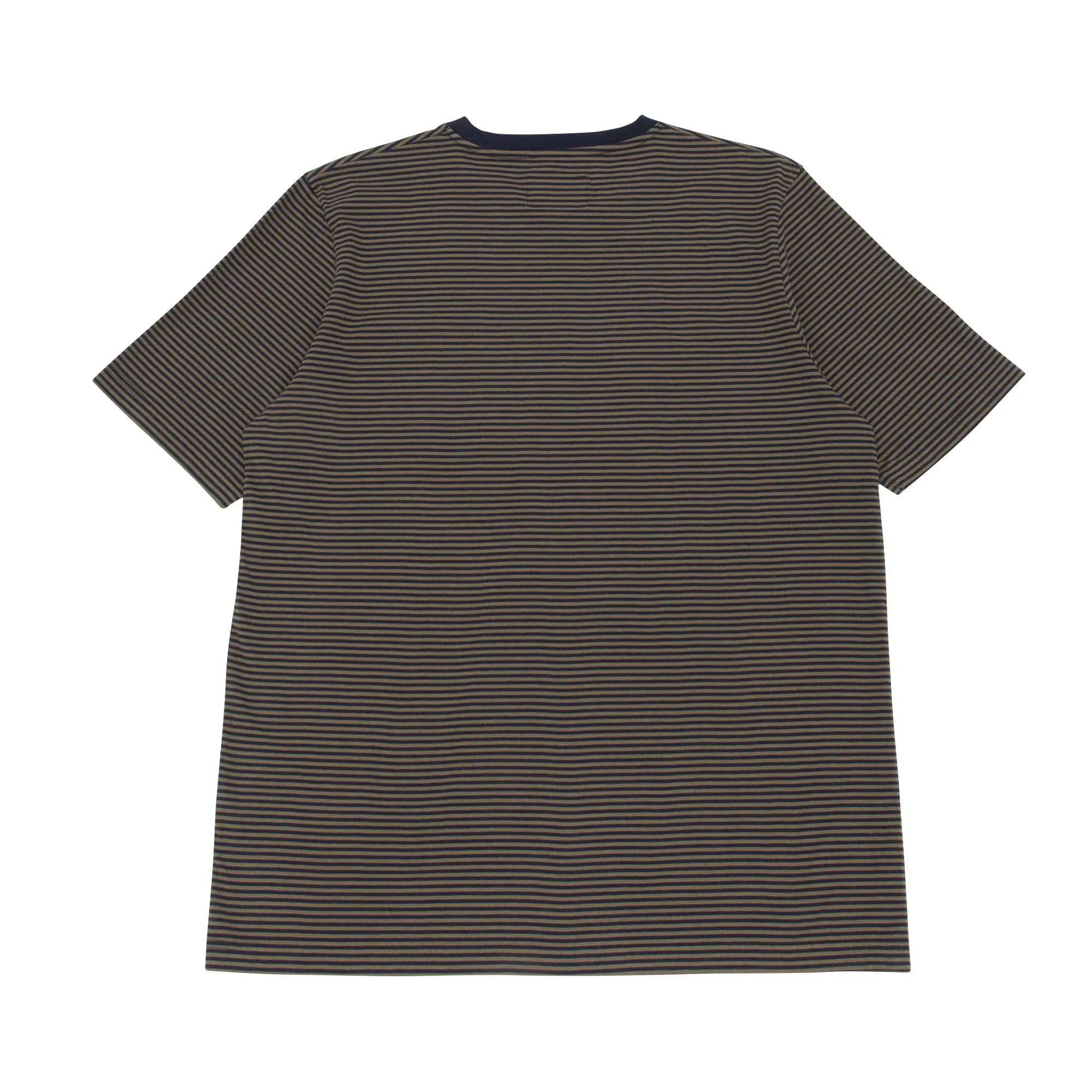 Folk Stripe Tee Navy Sage