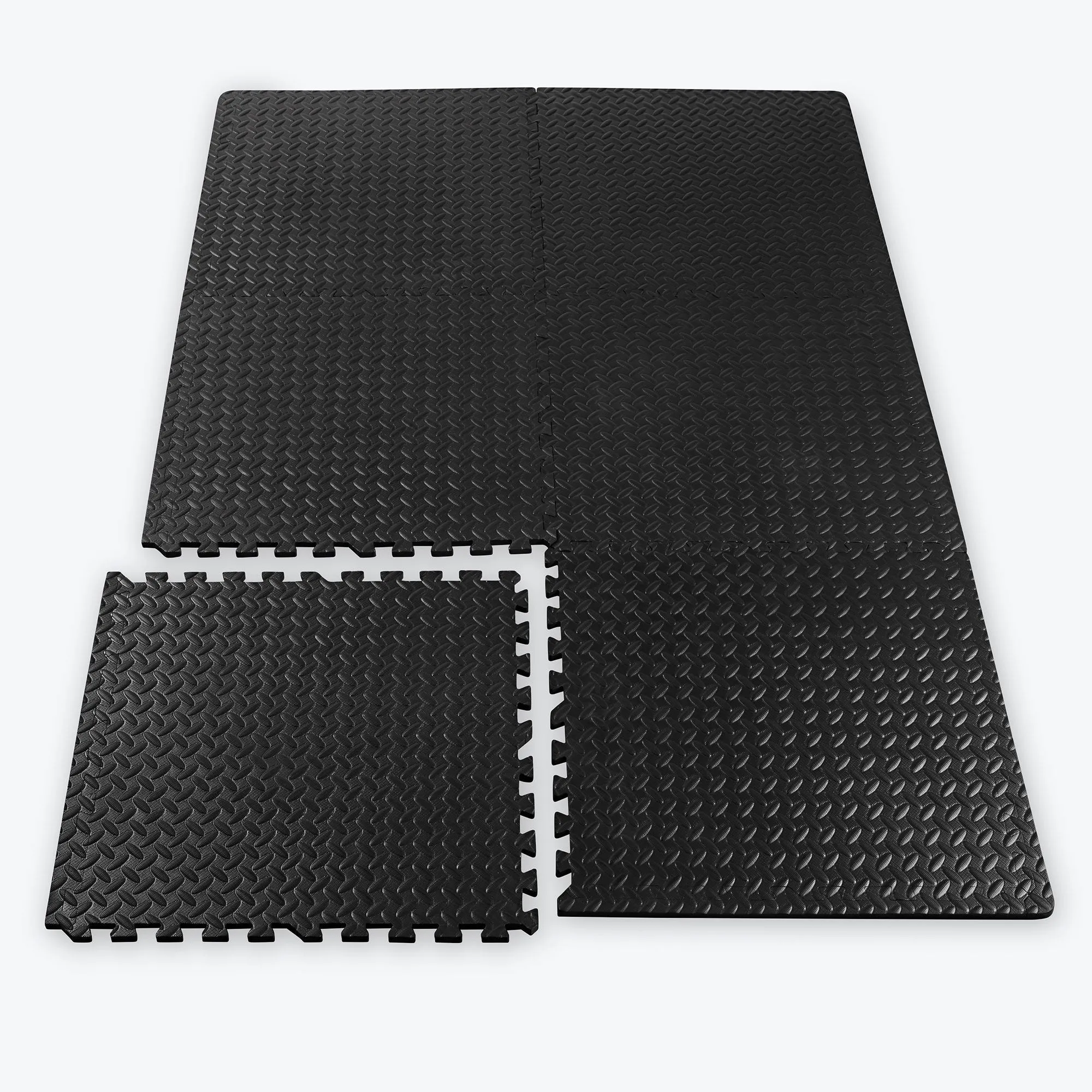 Gaiam Essentials Interlocking Fitness Mat (Pack of 6)