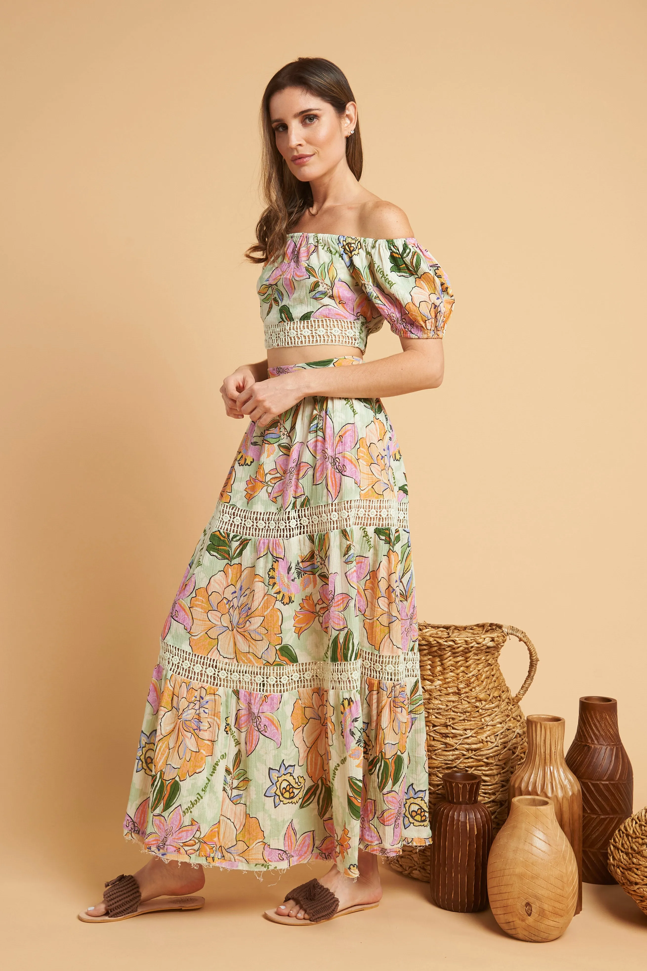 Gardenia Maxi Skirt