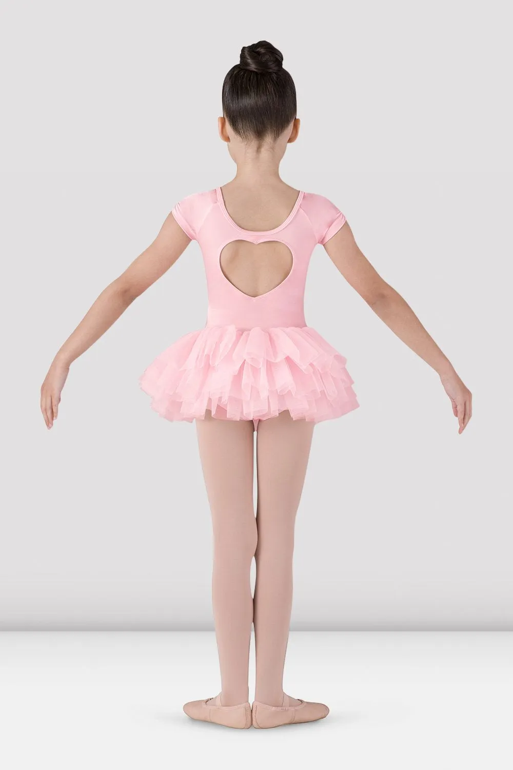 Girls Ife Heart Back Tutu Leotard