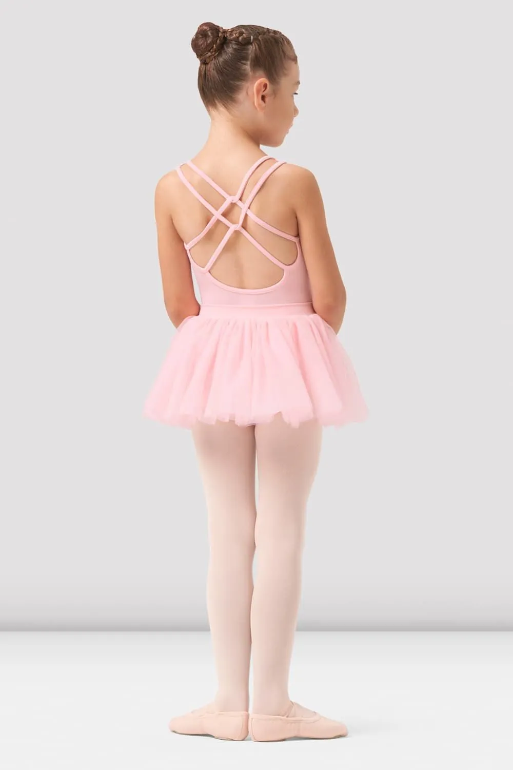 Girls Leila Cross Back Tutu Dress