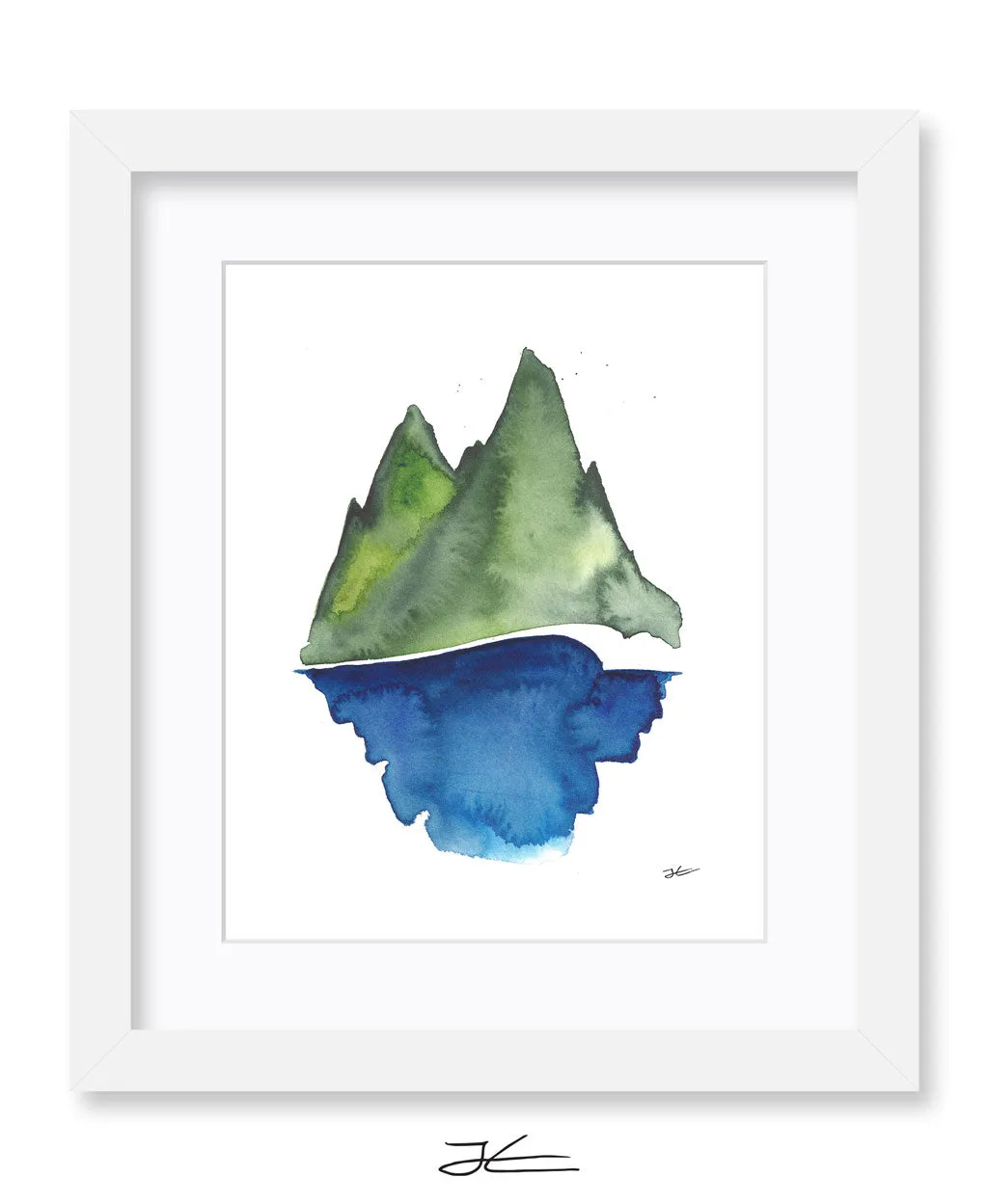 Green - Blue - Print/ Framed Print