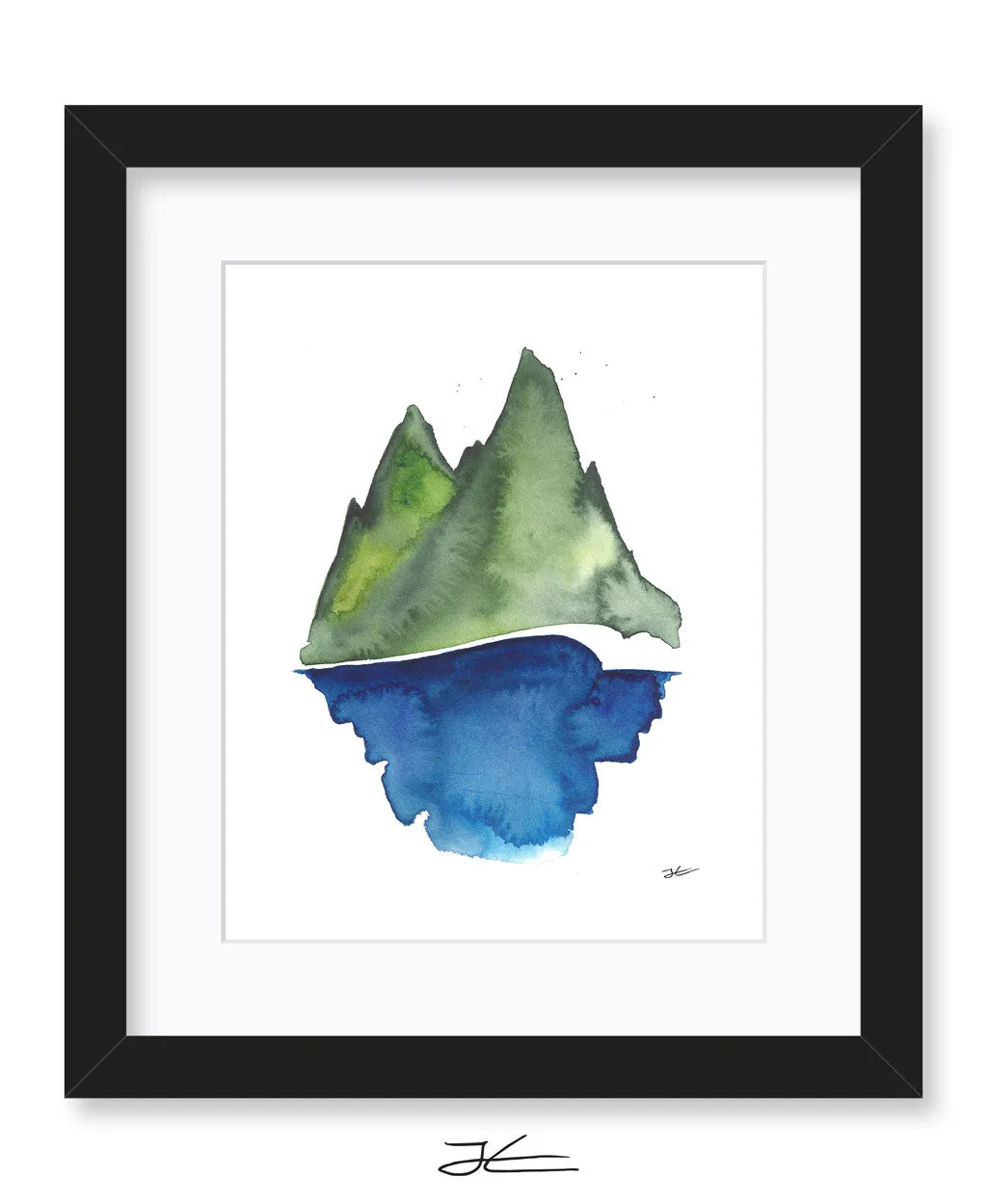 Green - Blue - Print/ Framed Print