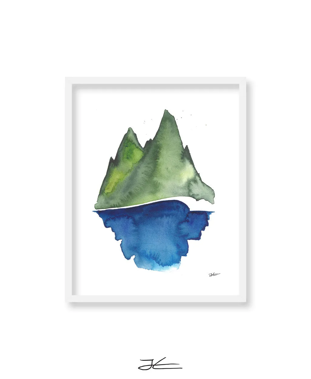 Green - Blue - Print/ Framed Print