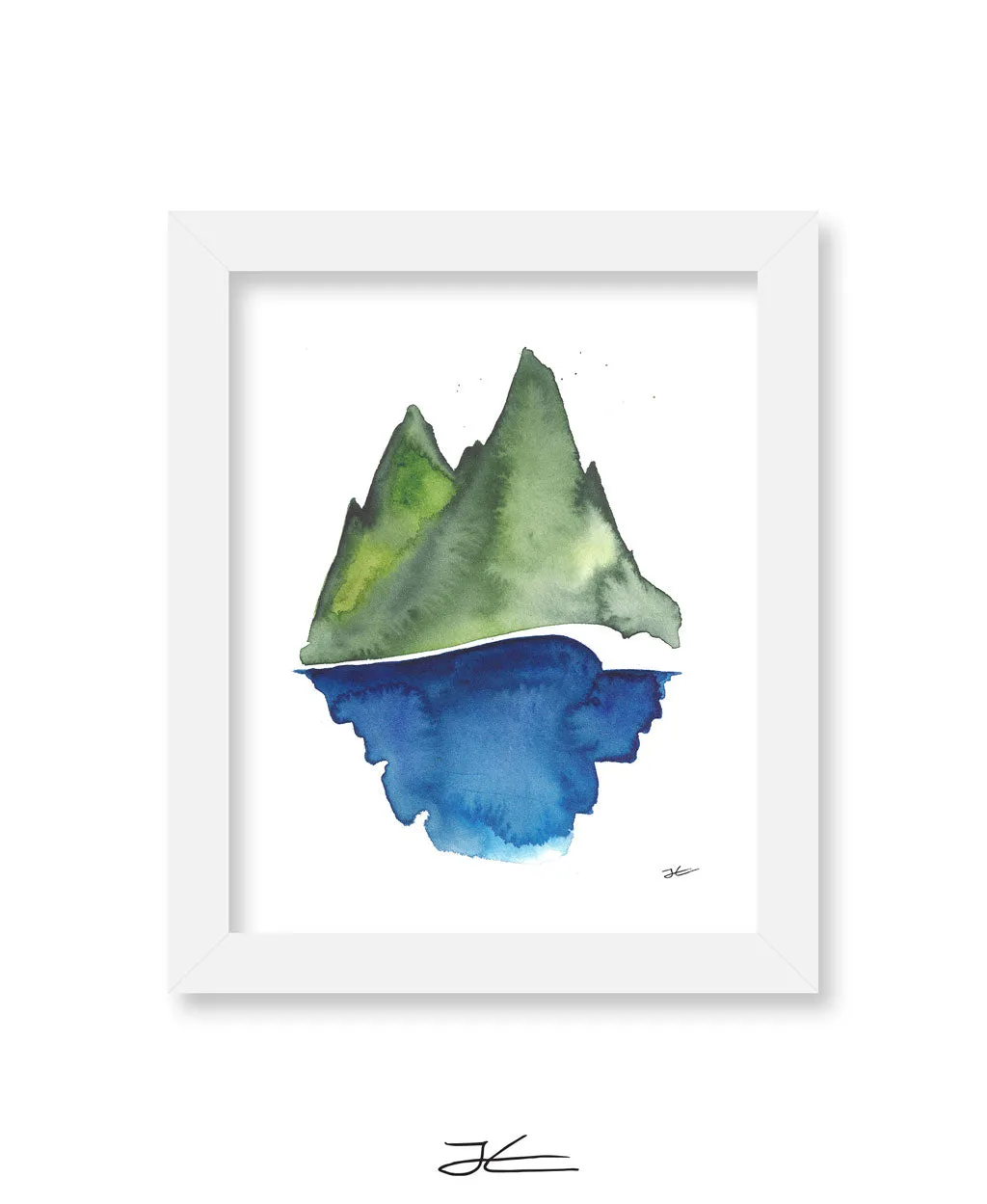 Green - Blue - Print/ Framed Print