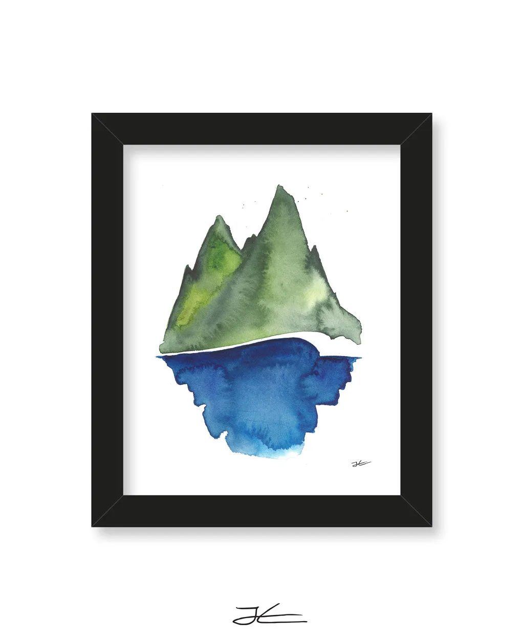 Green - Blue - Print/ Framed Print