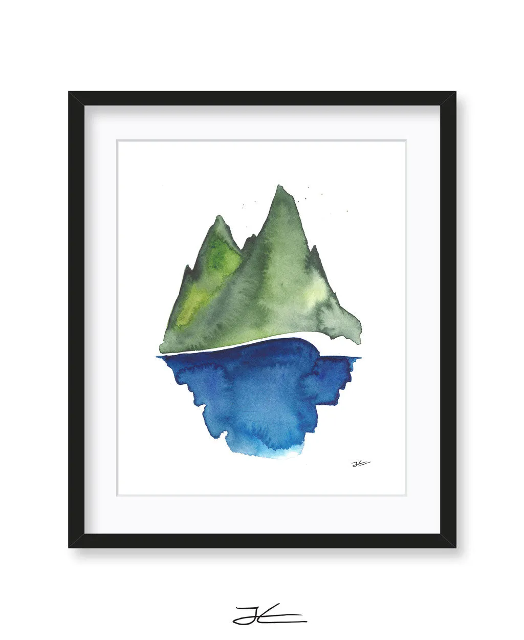 Green - Blue - Print/ Framed Print