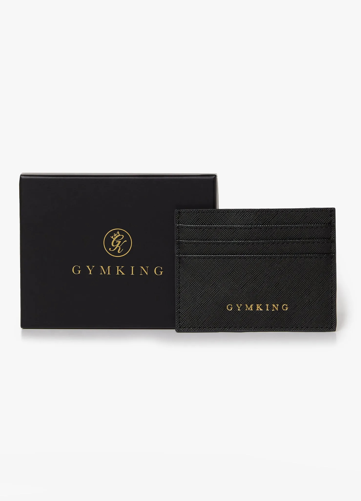 Gym King Debossed Card Holder - Black