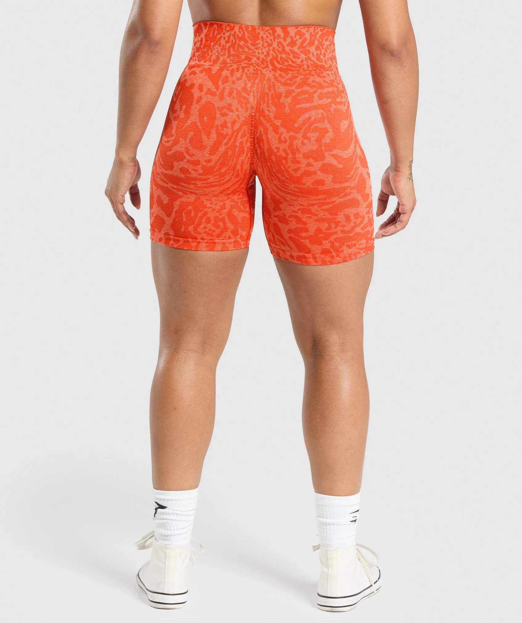 Gymshark Adapt x Whitney Shorts - Flare Orange/Sorbet Orange