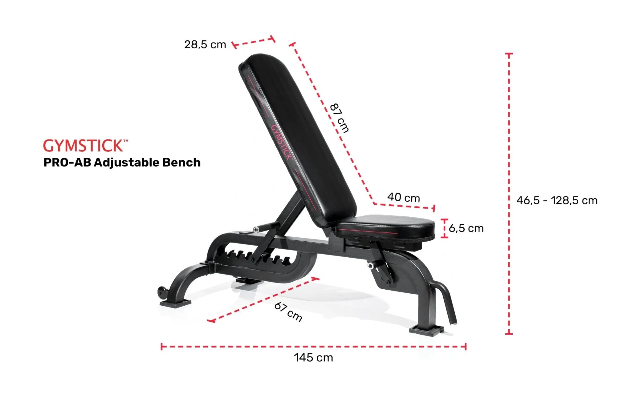 Gymstick Justerbar Benk