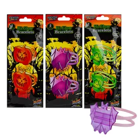 Halloween Party Hi-Glow Light Up Bracelet 2pc