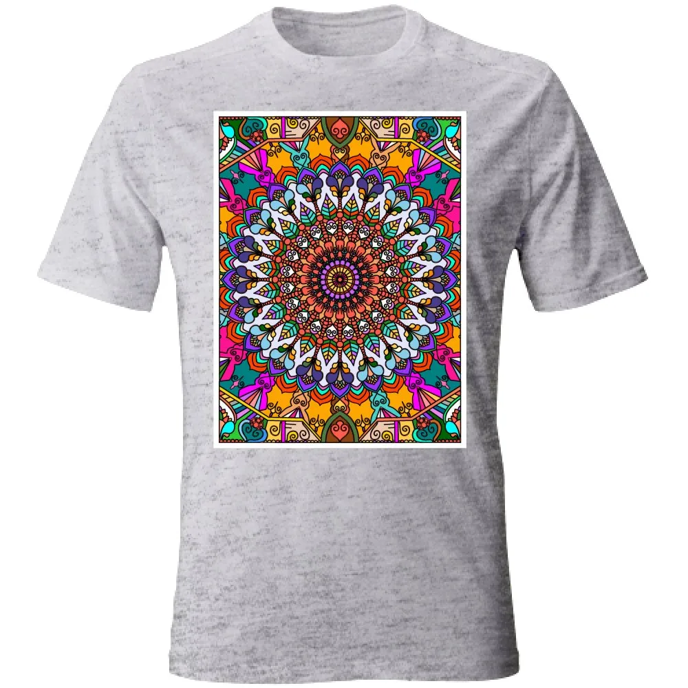 Hand-Drawn Mandala Art T-Shirt - Unisex Design