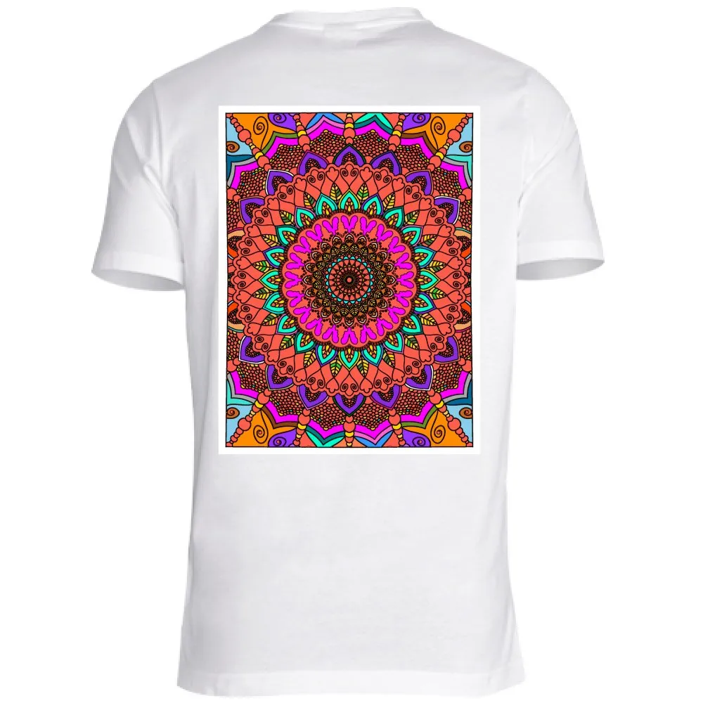 Hand-Drawn Mandala Art T-Shirt - Unisex Design