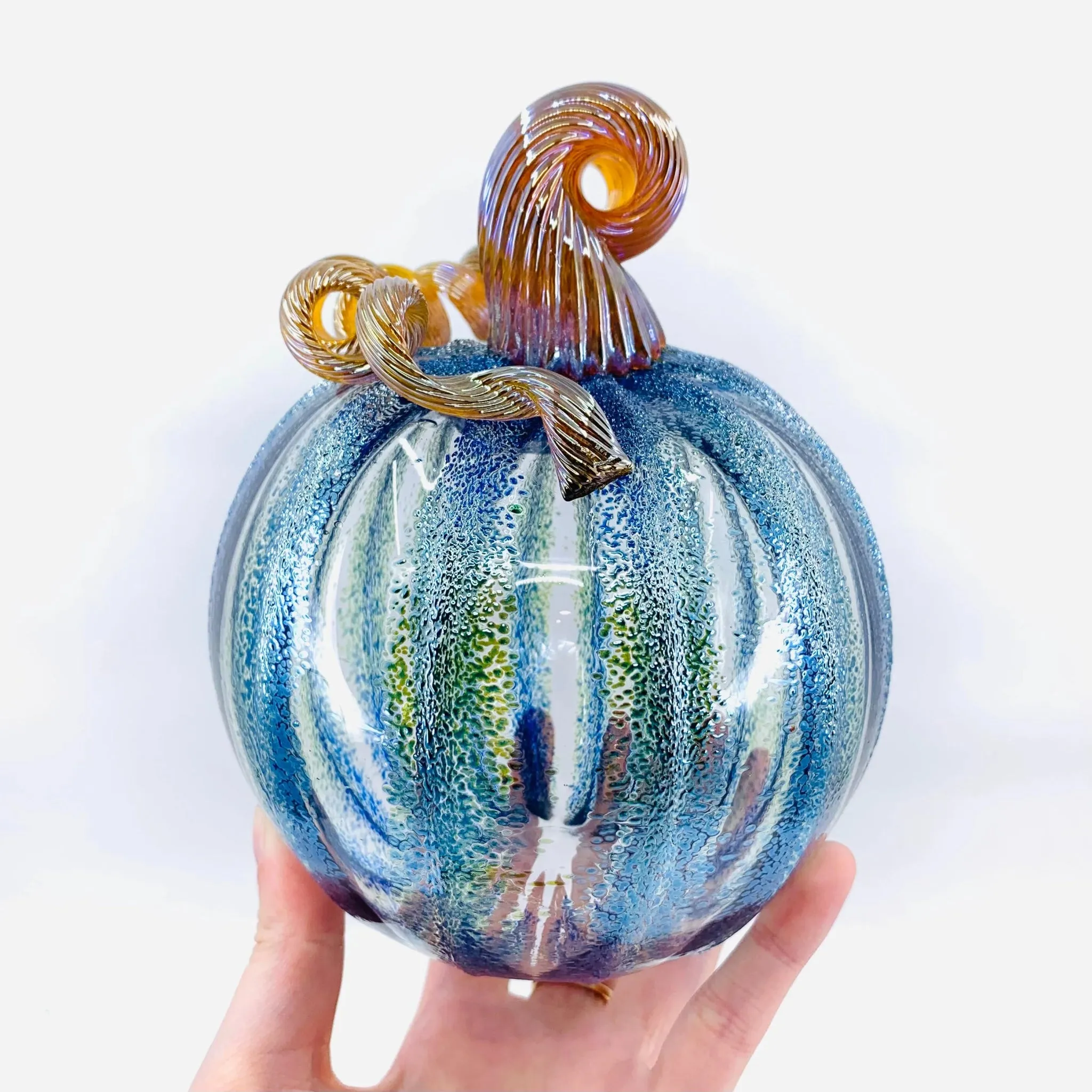 Happily Ever After Glass Pumpkin - Assorted Sizes