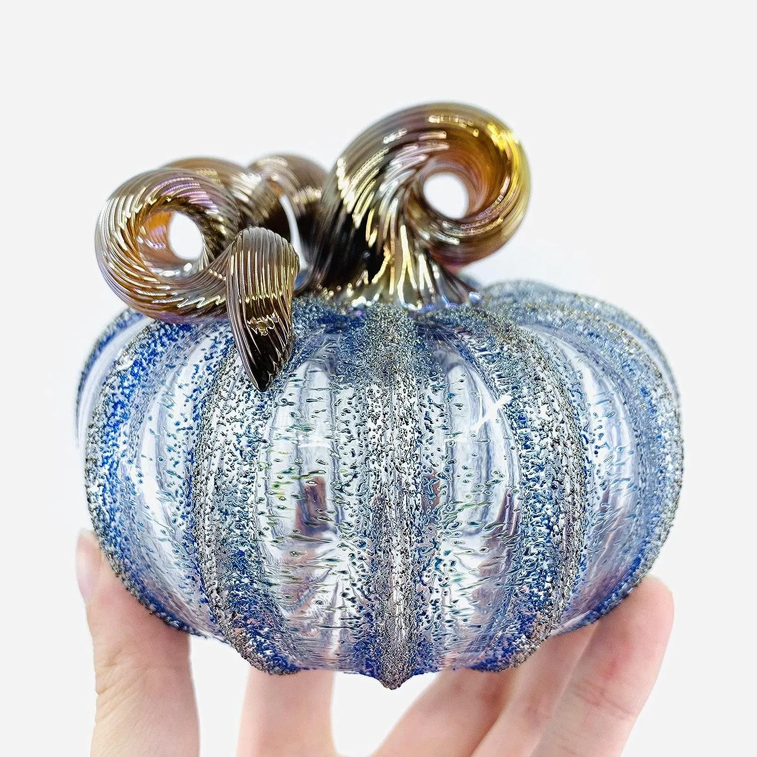 Happily Ever After Glass Pumpkin - Assorted Sizes