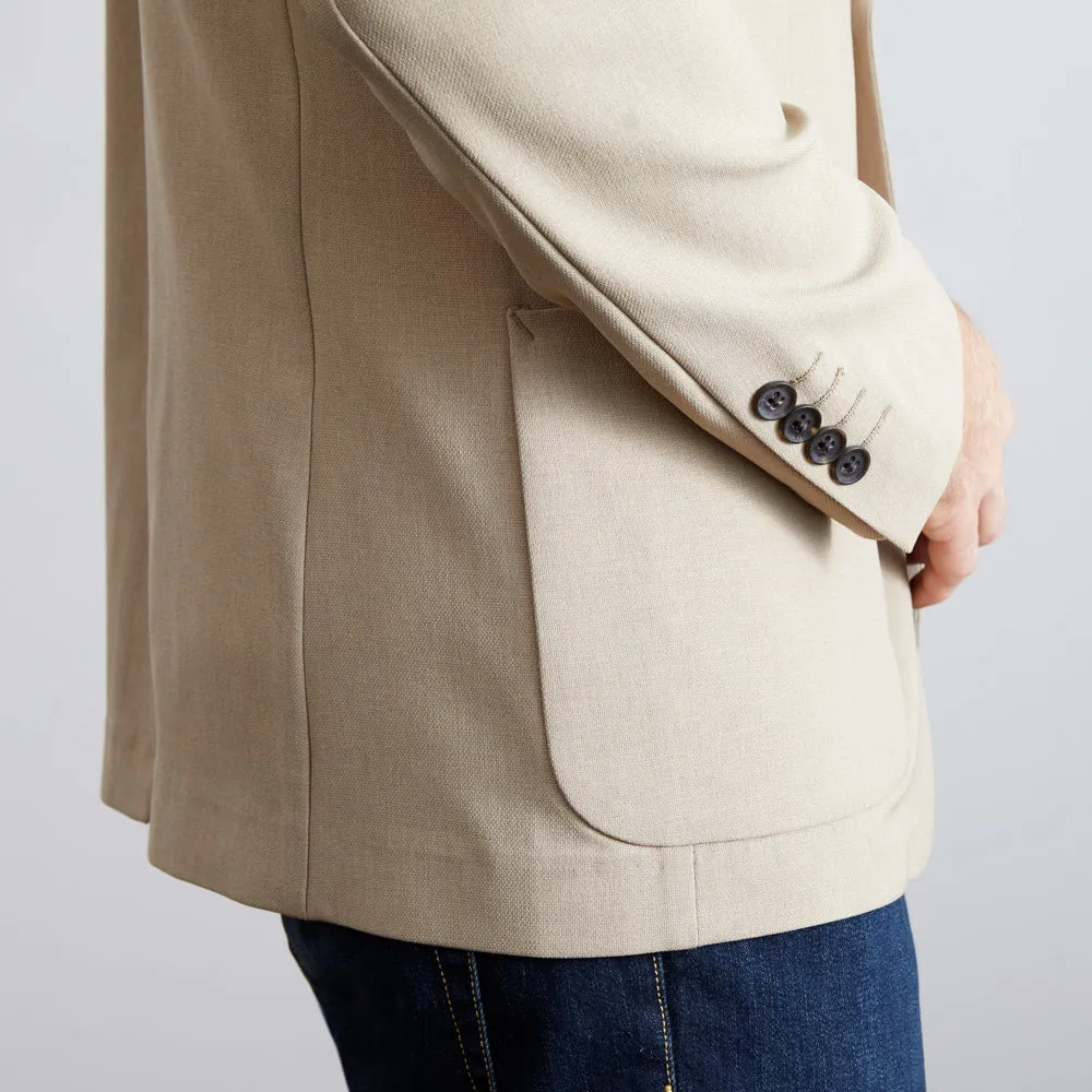 Hopsack Blazer Classic Fit - Sandstone