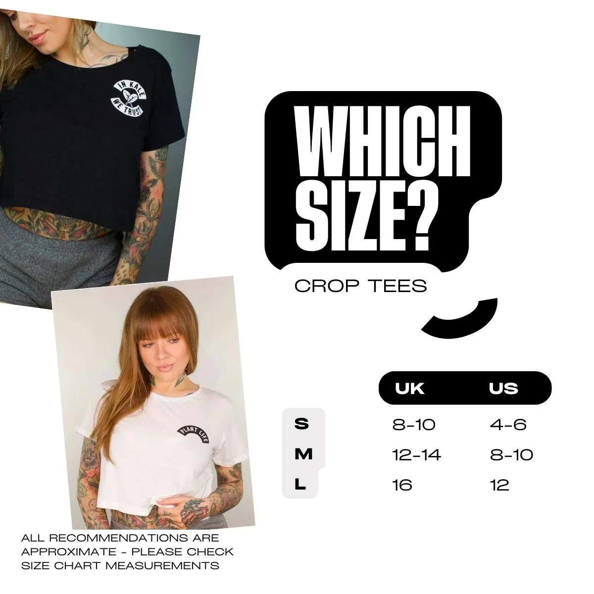 In Kale We Trust - White Crop Top