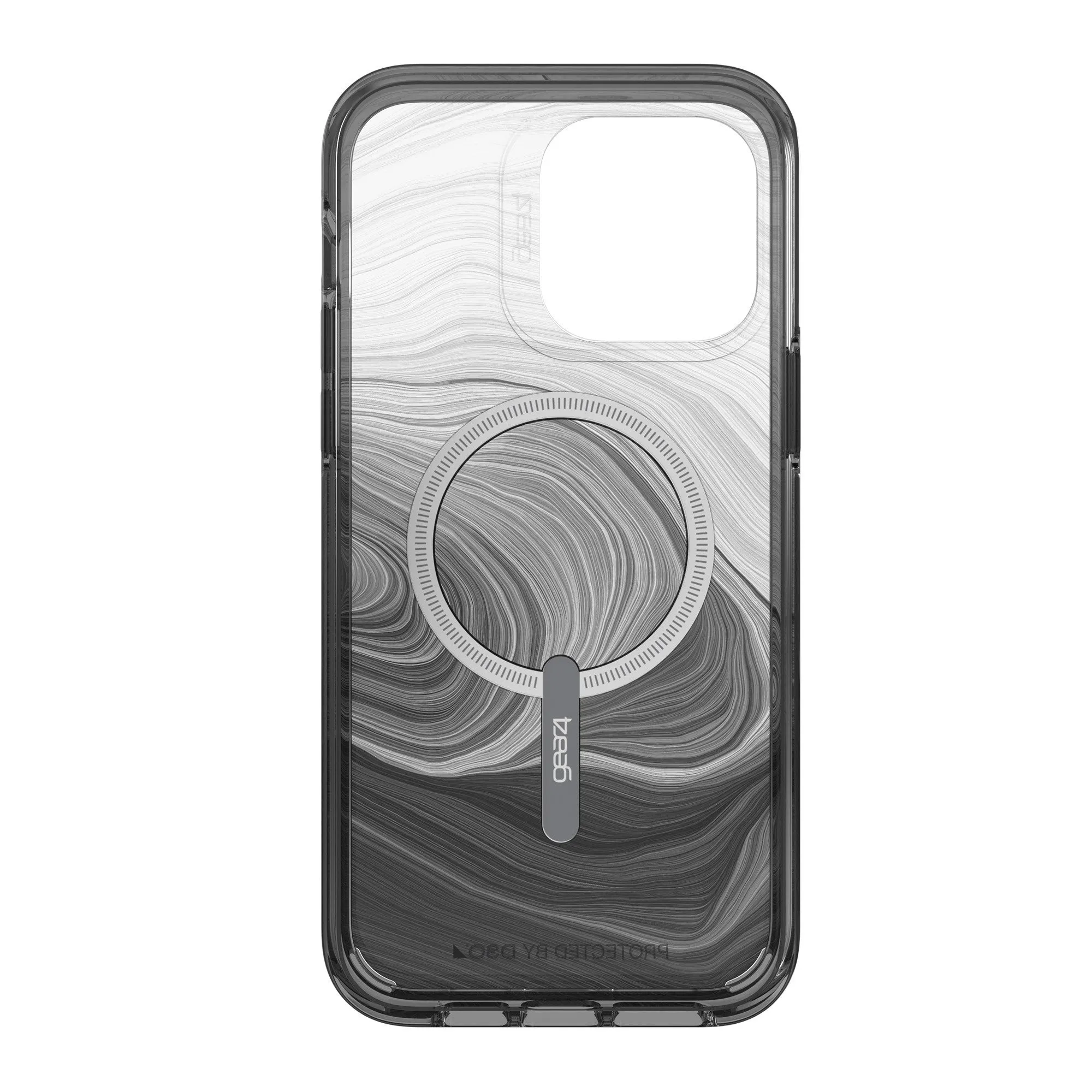 iPhone 14 Pro Max Gear4 D3O Milan Snap Case - Black Swirl - 15-10147