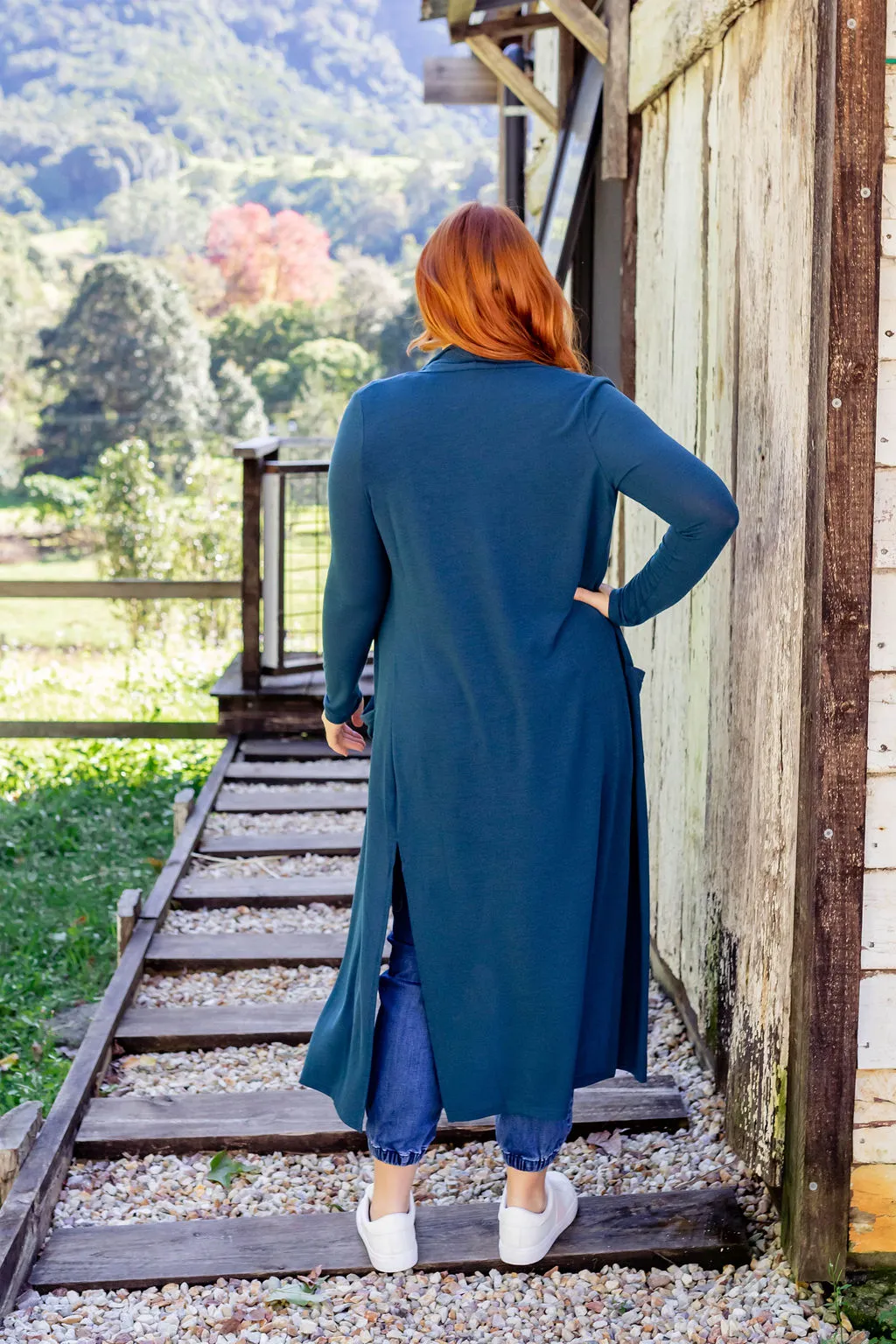 Jane Cardigan in Teal