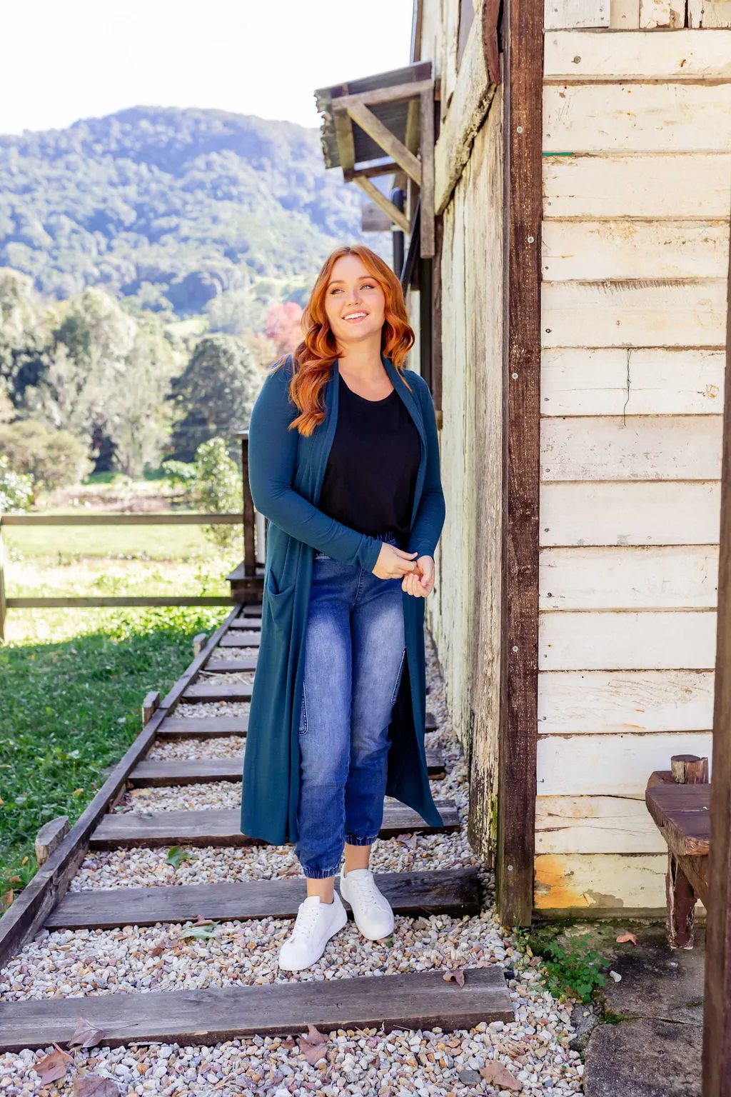 Jane Cardigan in Teal