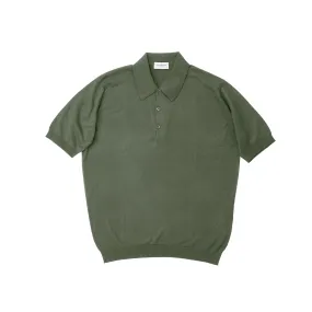 John Smedley Sea Island Cotton Palm Polo Shirt