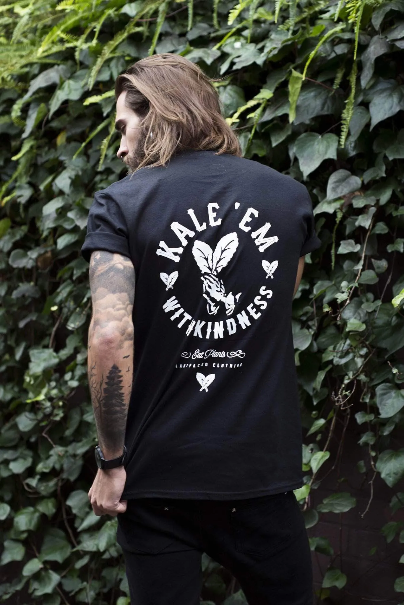 Kale 'Em With Kindness - Black T-Shirt