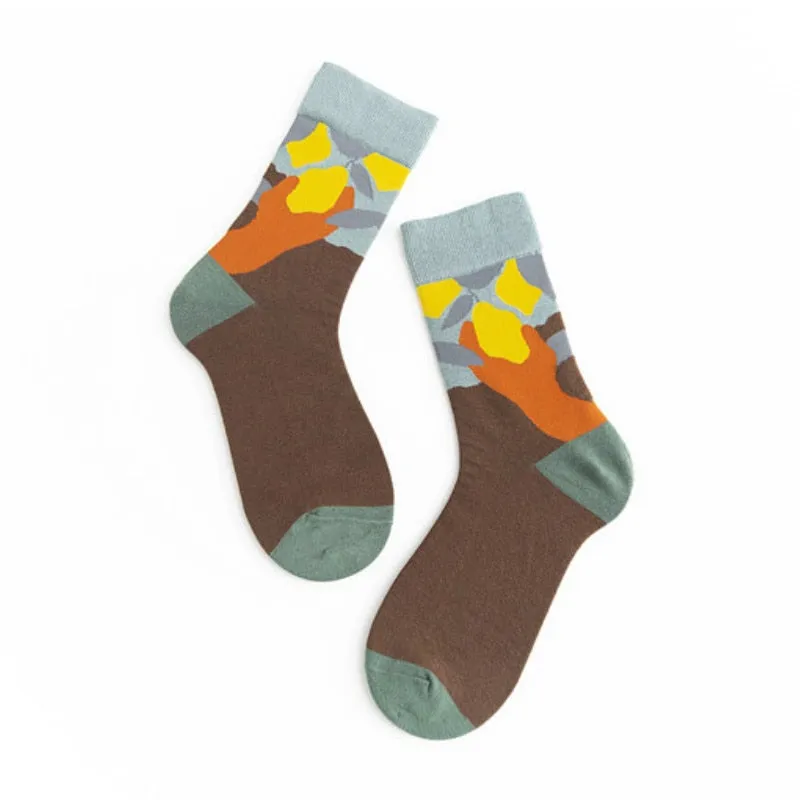 Kawaii Painting Style Socks