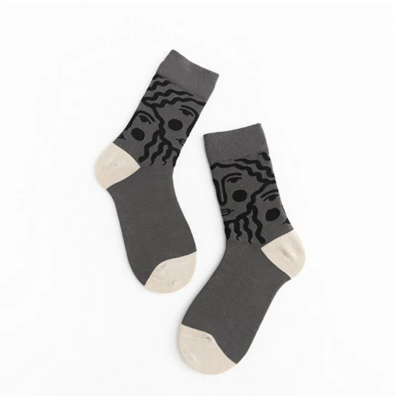 Kawaii Painting Style Socks