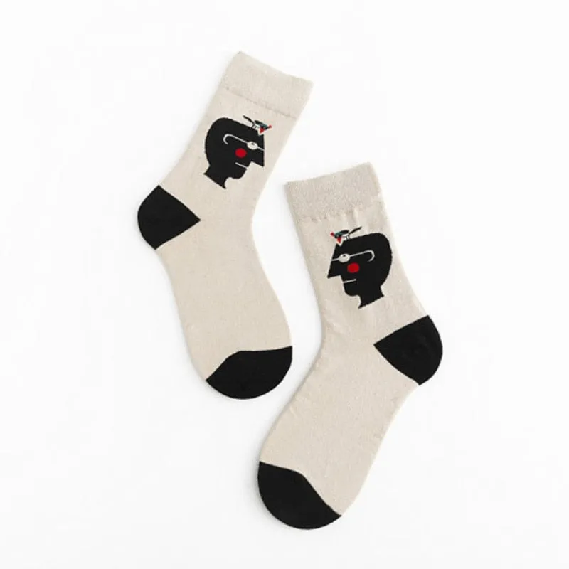 Kawaii Painting Style Socks