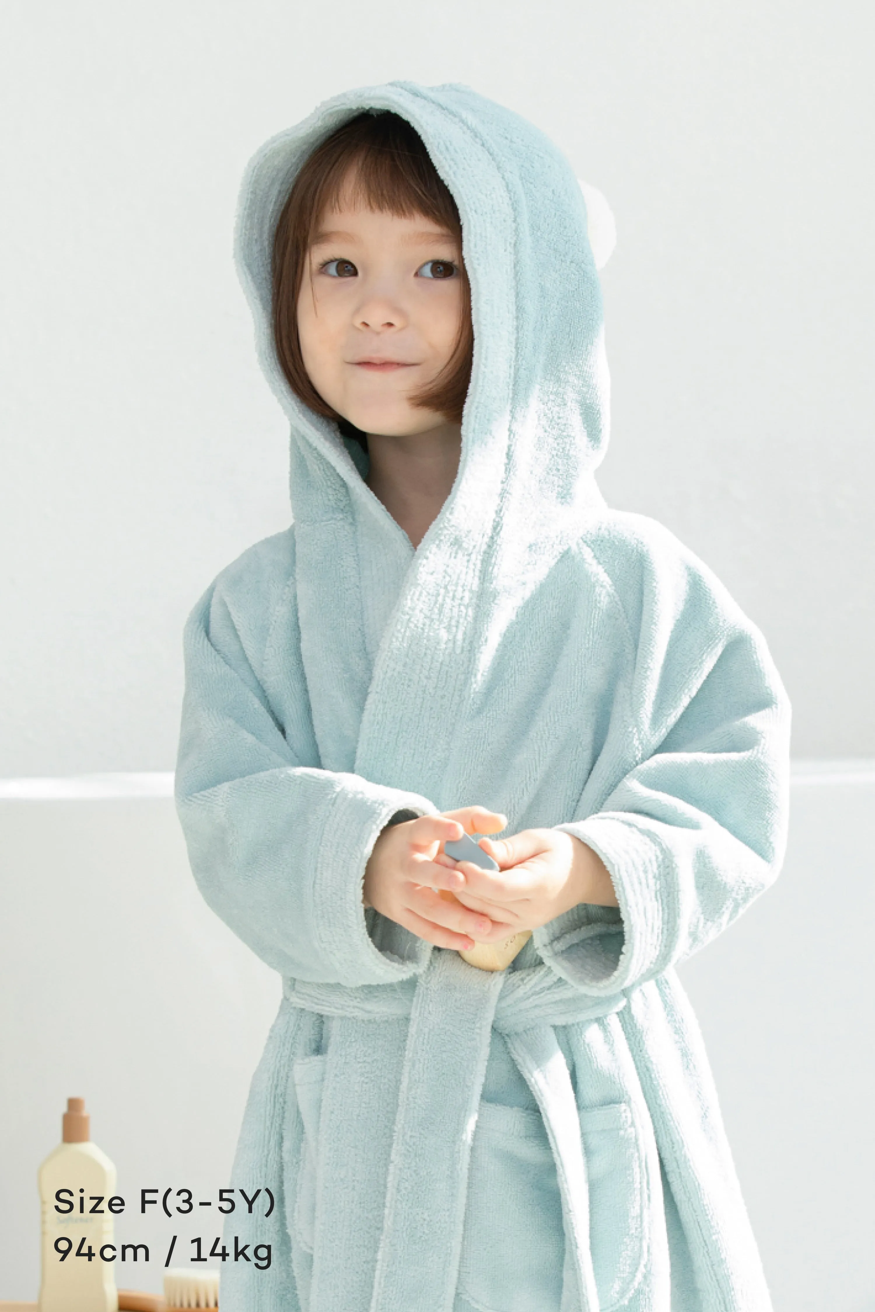 Kids Hooded Bathrobe Gift Set