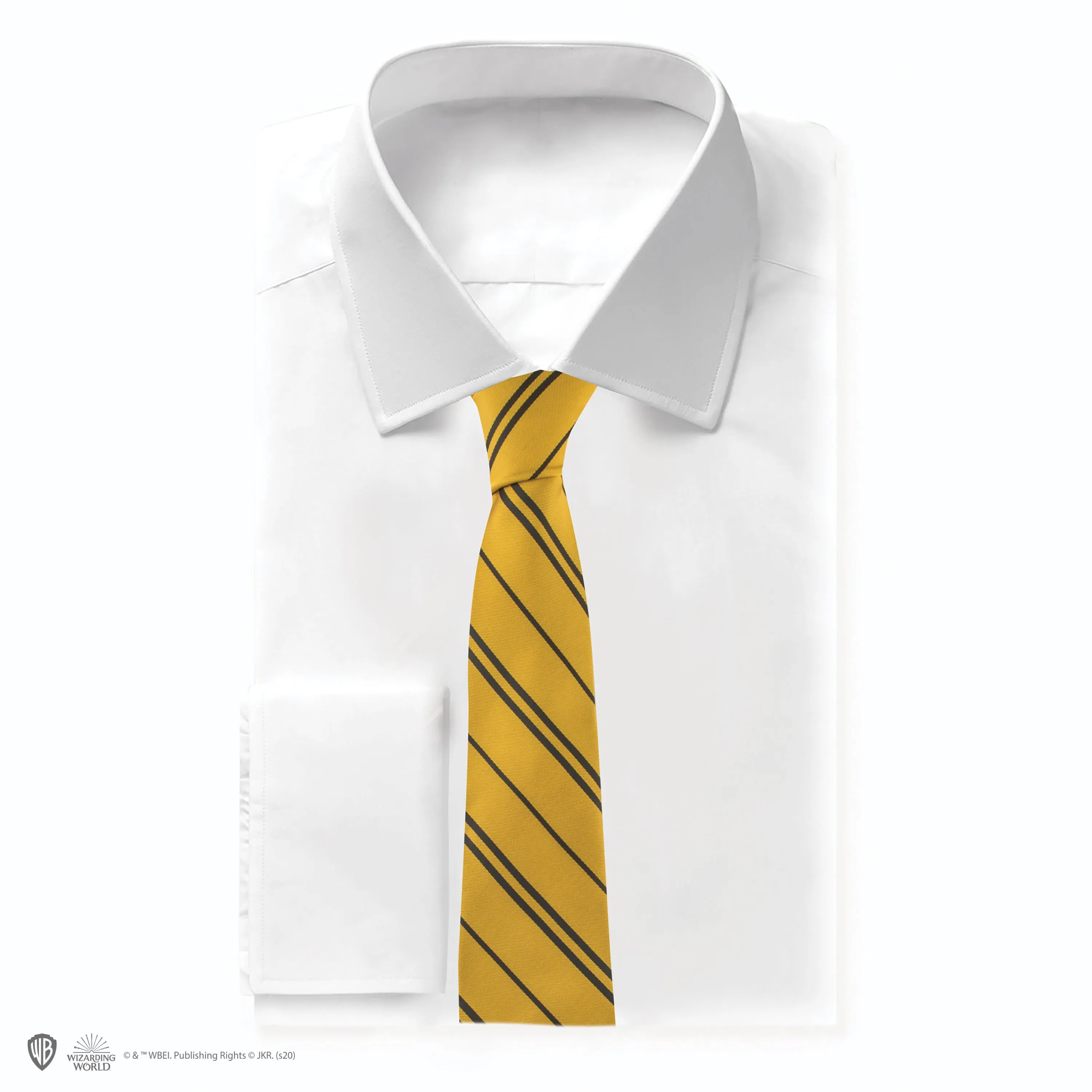 Kids Woven Crest Hufflepuff Tie