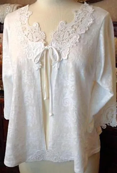 Lace Peignoir Bed Jacket