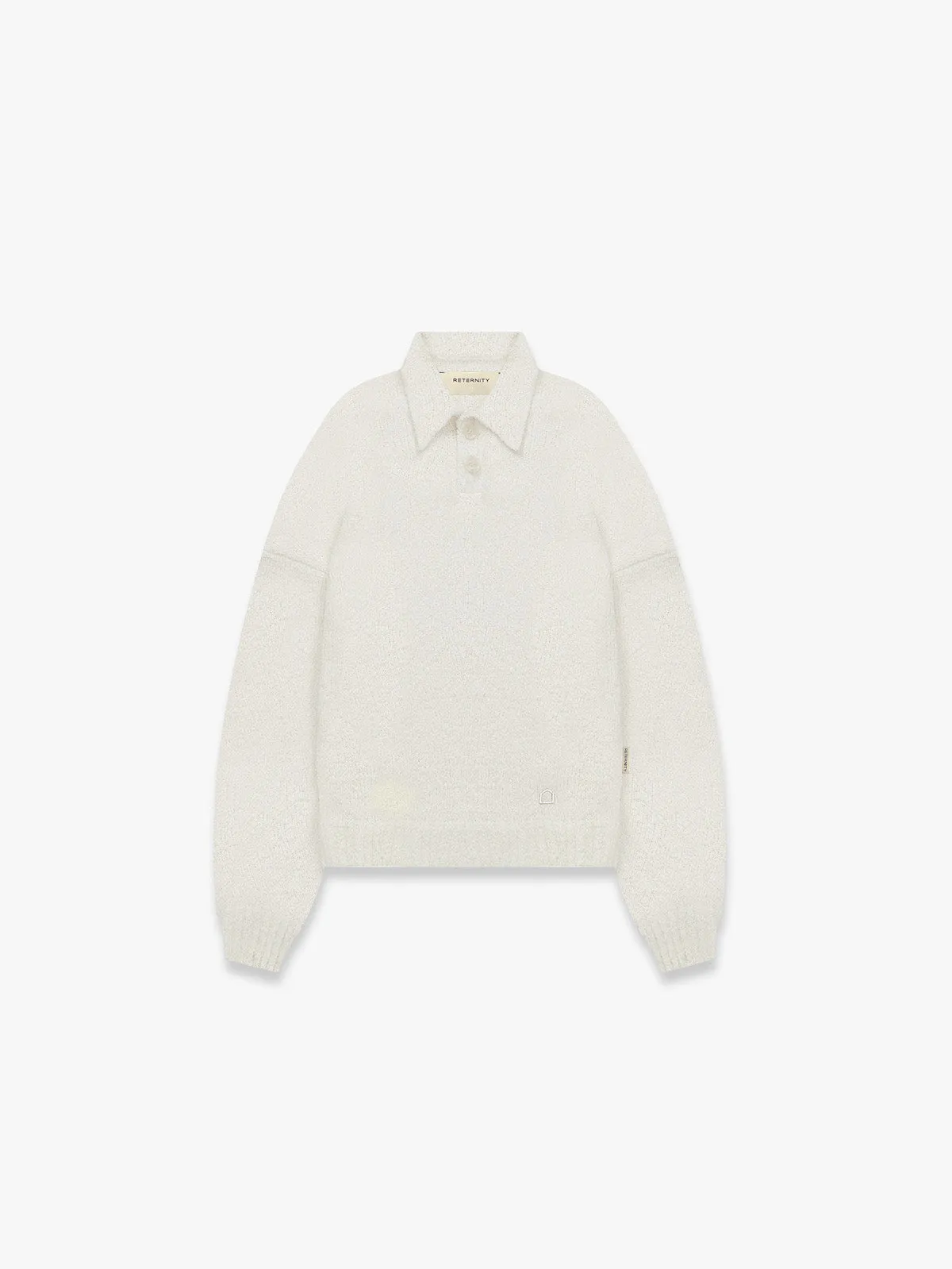 ÉLAINE KNIT POLO - CREAM