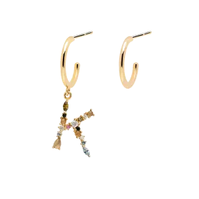 Letter К Earrings