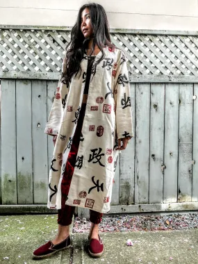 Long Monk Style Kimono Special - White