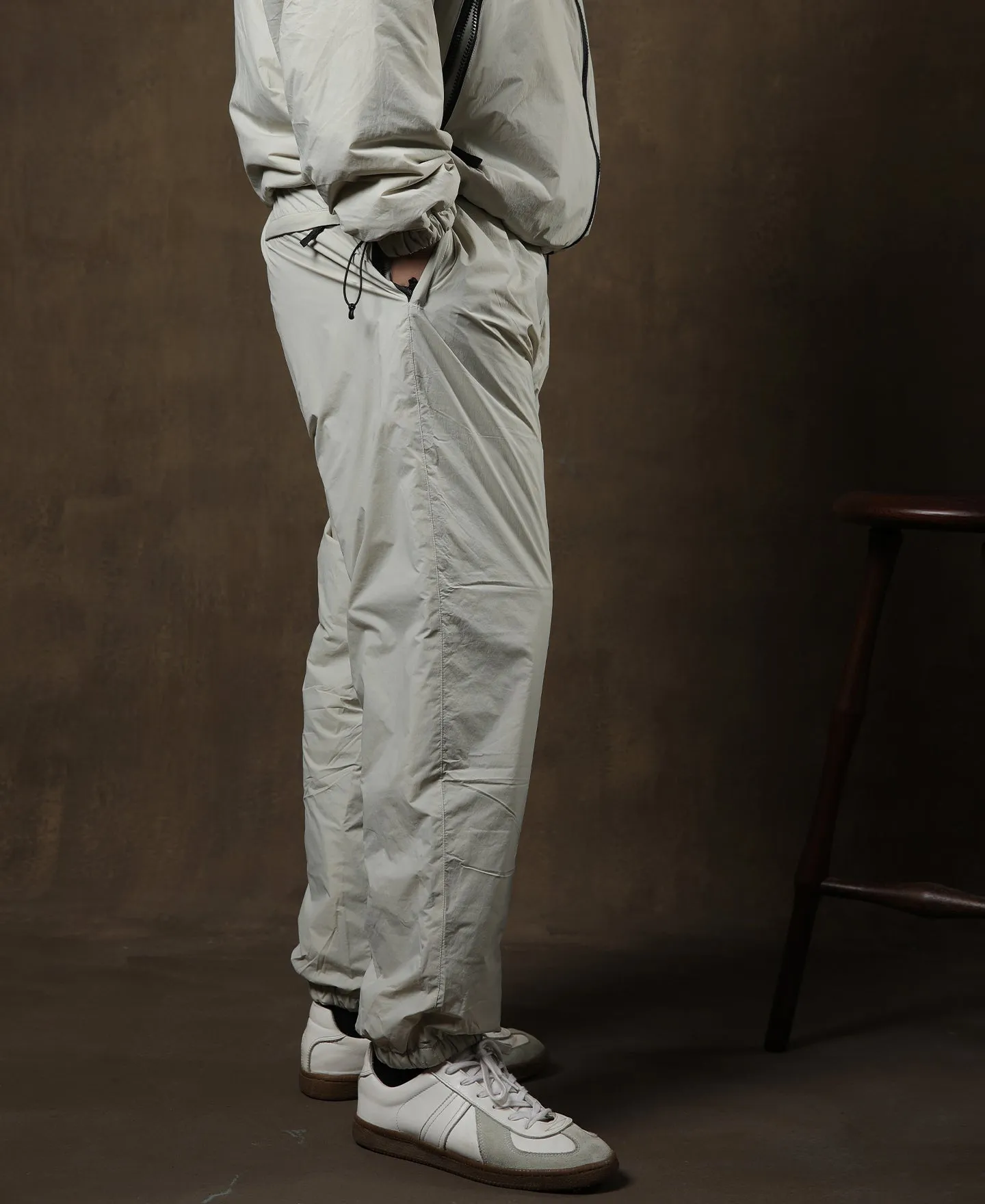 Lot 1010 1980s Padded Nylon Trousers - White