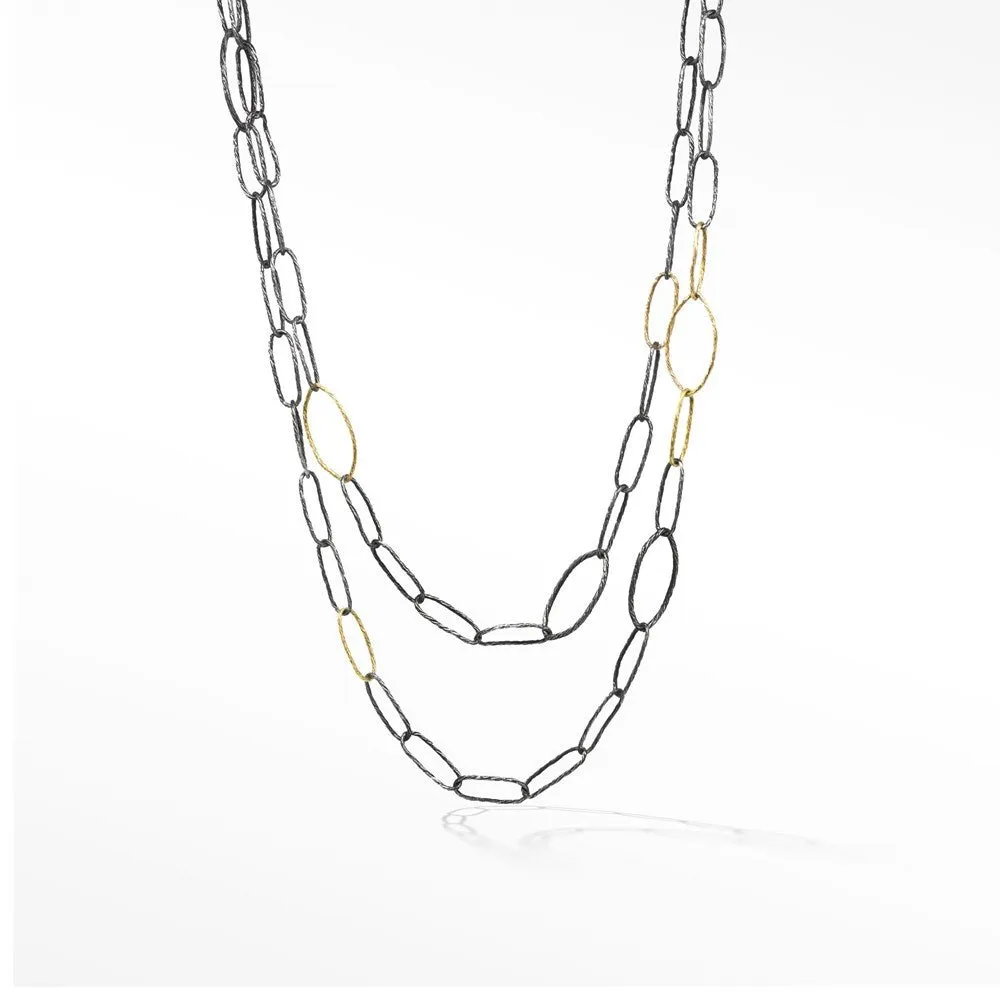 Marquise Silver 36'' Necklace