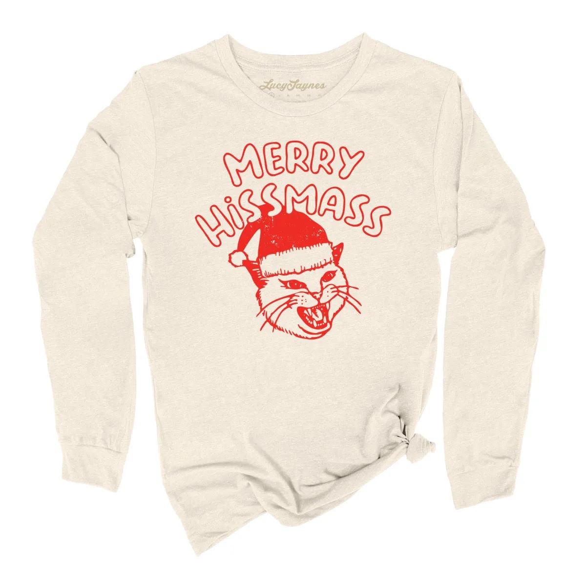 Merry Hissmass Long Sleeve Tee